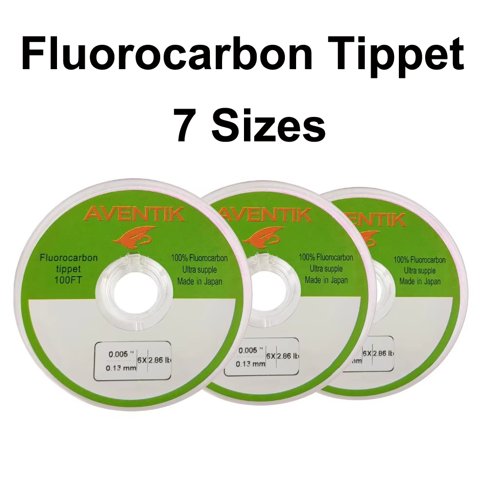 Fluorocarbon Line - Флюорокарбоновый поводок Aventik 30м/50м для нахлыстовой
