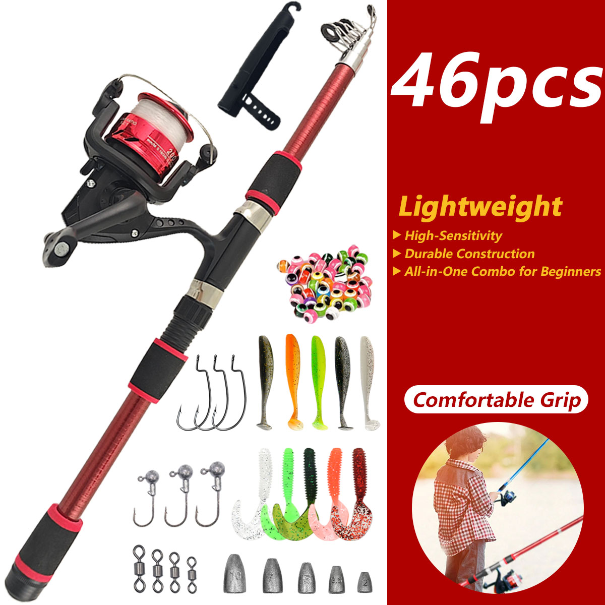 Freshwater Line - Набор для рыбалки 46 в 1: