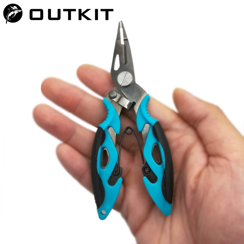 Fishing Line Cutter - OUTKIT Многофункциональные рыболовные плоскогубцы, резак для