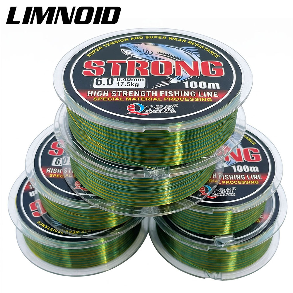 Fluorocarbon Line - Леска моноволоконная флюорокарбоновая Limnoid100M, высокопрочная, износостойкая,