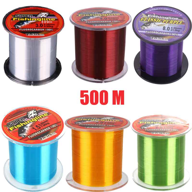 Fluorocarbon Line - 1 шт., 500 м, супер прочная