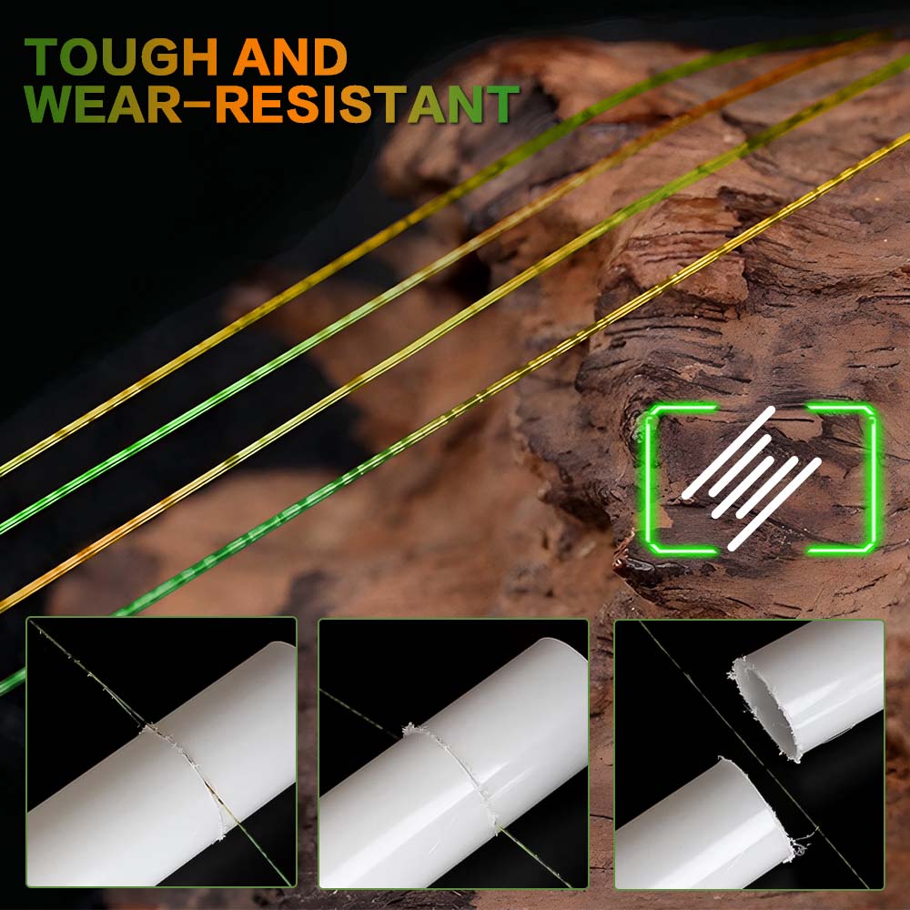 ZUKIBO 3D крапчатая леска, жел – обзор и цена Fluorocarbon Line
