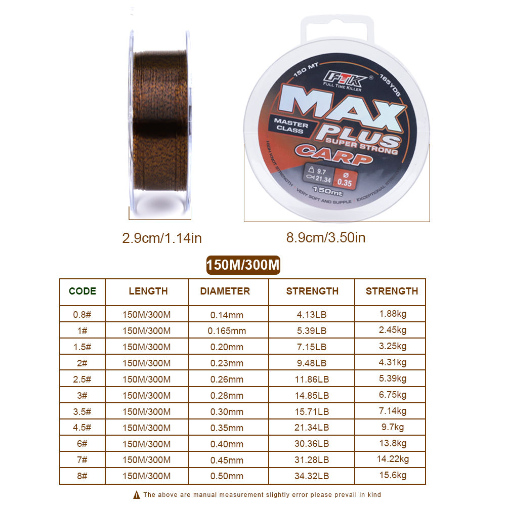 FTK 150 м/300 м невидимая леск – обзор и цена Fluorocarbon Line